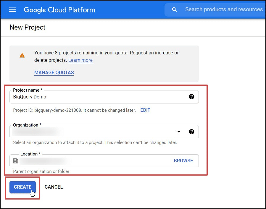 Google Cloud Platform API Connector