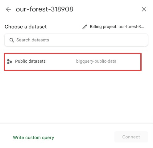 bigquery public dataset