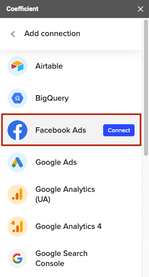 select connect to link coefficient