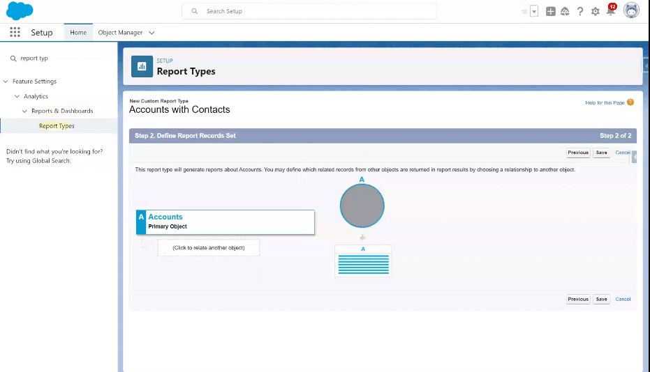 Adding Fields to Custom Report in Salesforce