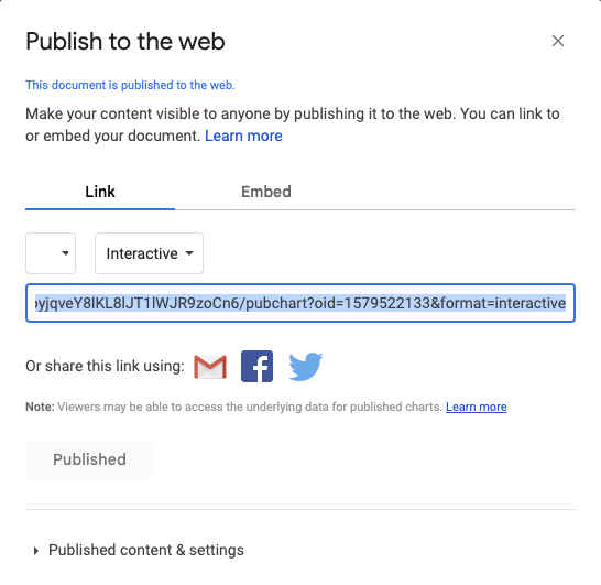 Copy the embed link.