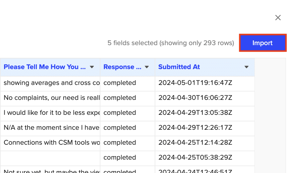 import typeform forms into google sheets with coefficient