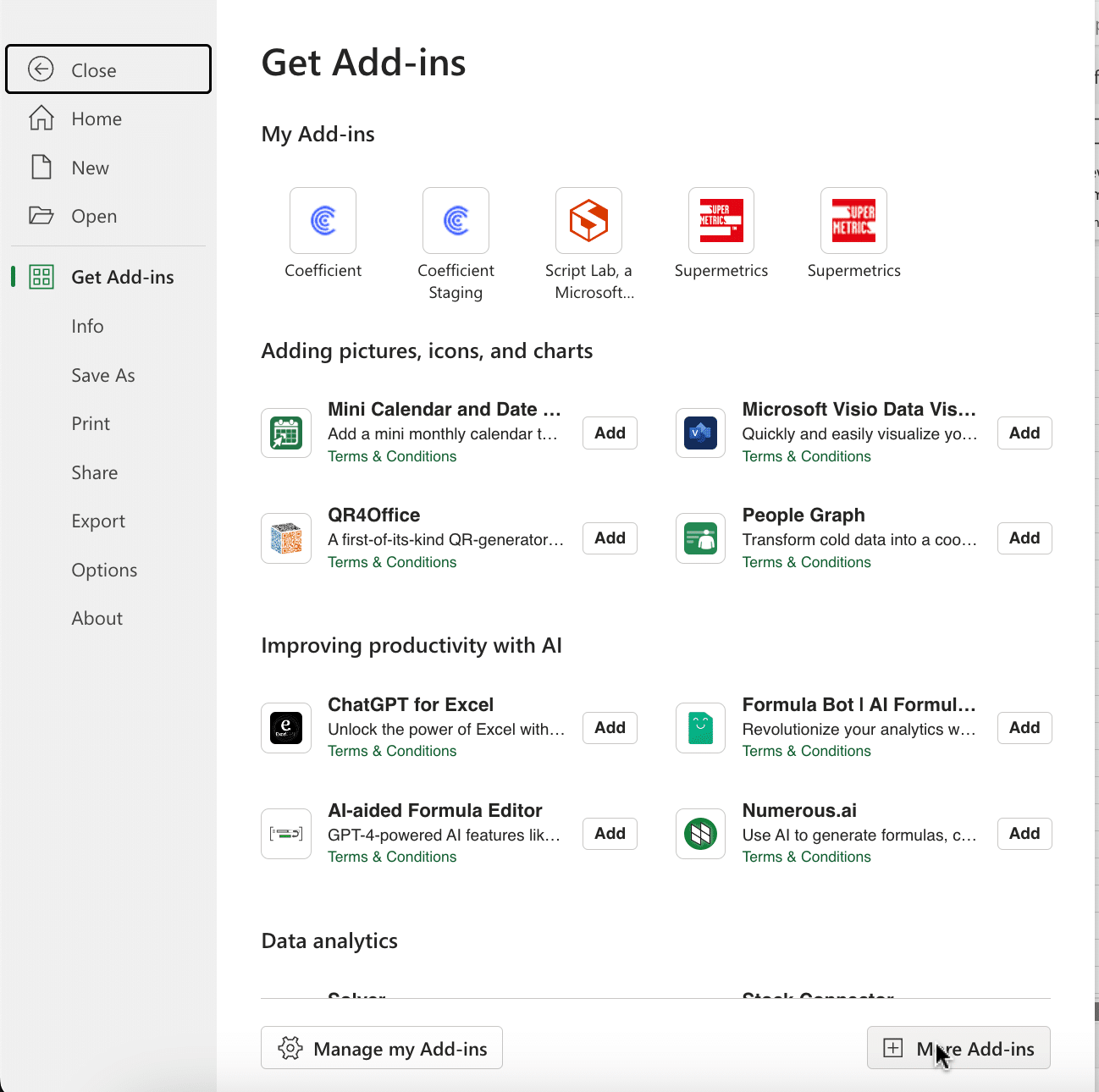 find pinterest ads connector for excel