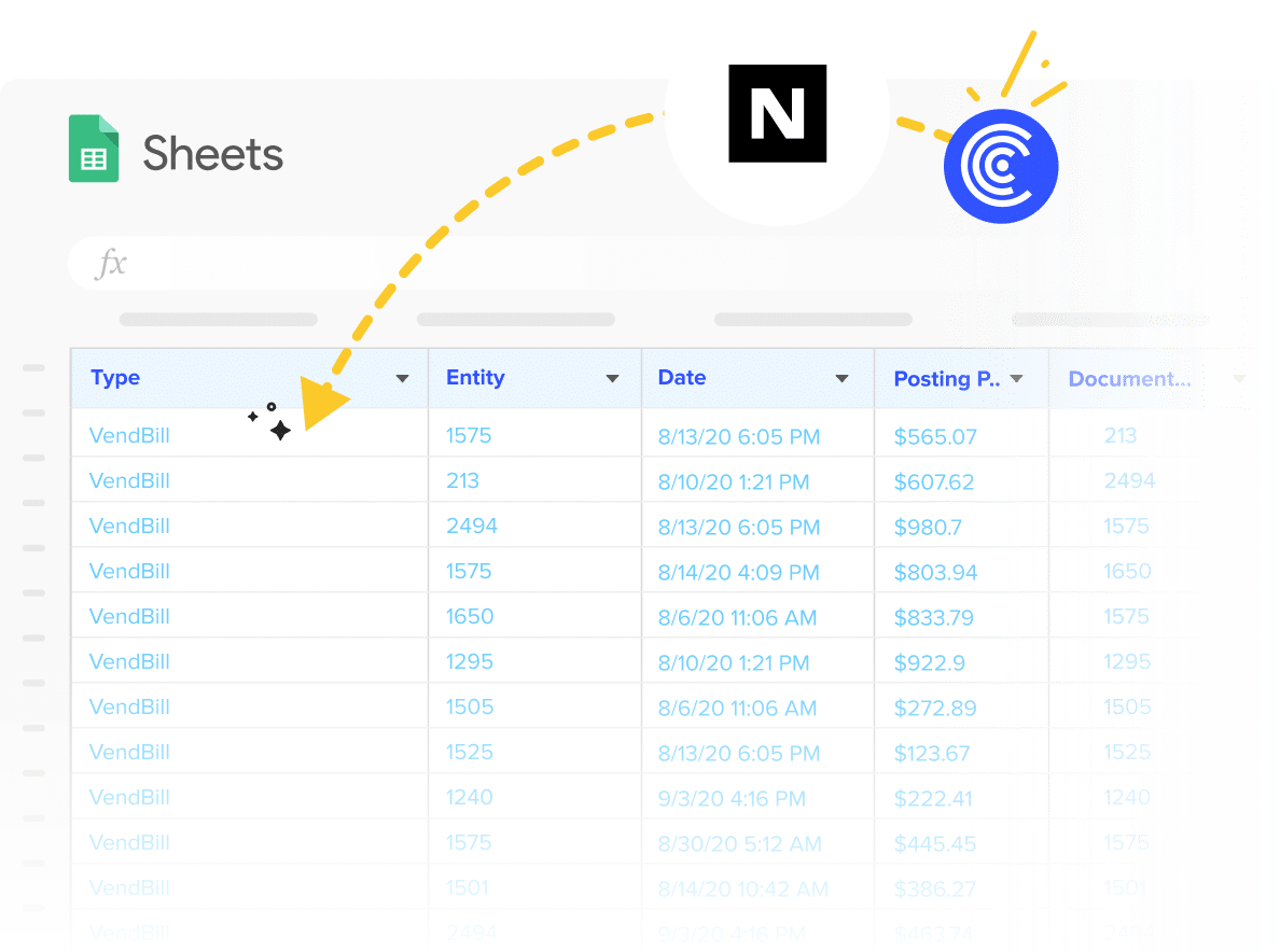 connect netsuite to google sheets