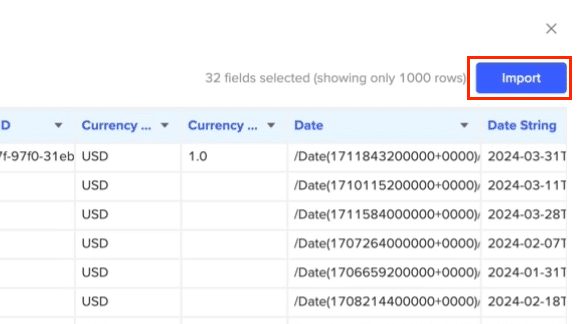 Selecting additional fields