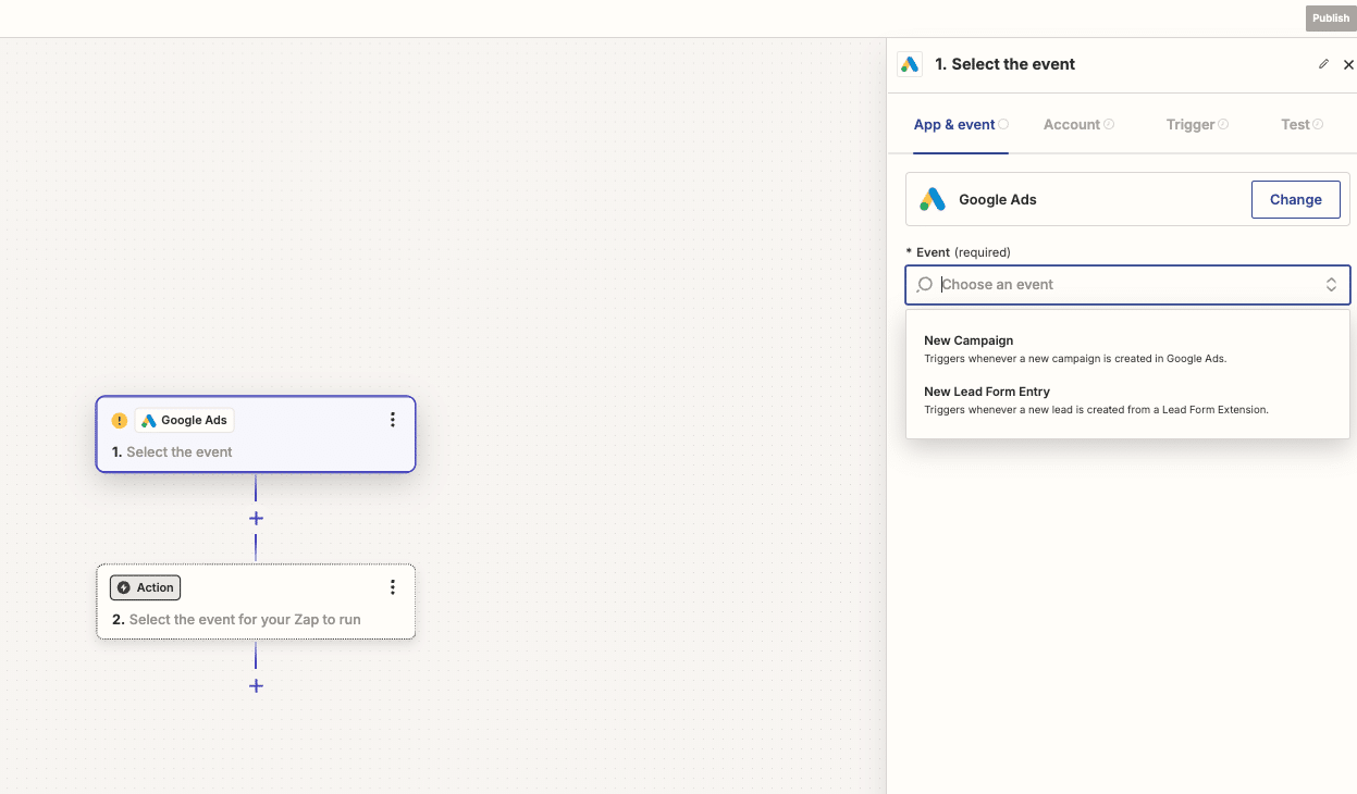 zapier-google-ads-trigger-event