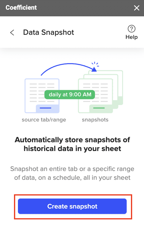 hubspot historical data snapshots